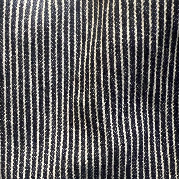 UNIQLO Cotton Relaxed Ankle Pants (Hickory Stripe) Size S - Picture 6 of 6